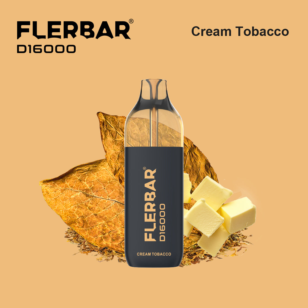 Flerbar D16000 Cream Tobacco