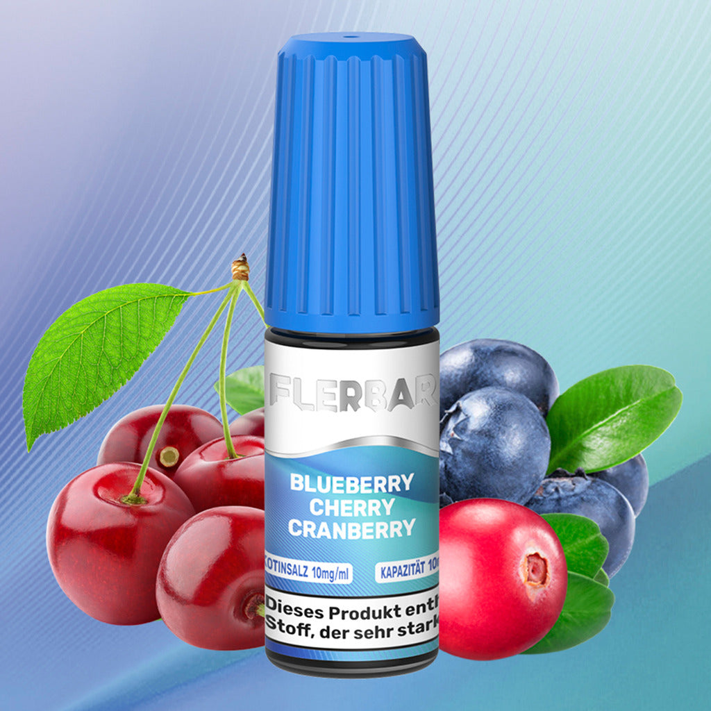 Flerbar Liquid Blueberry Cherry Cranberry 10-20 mg/ml