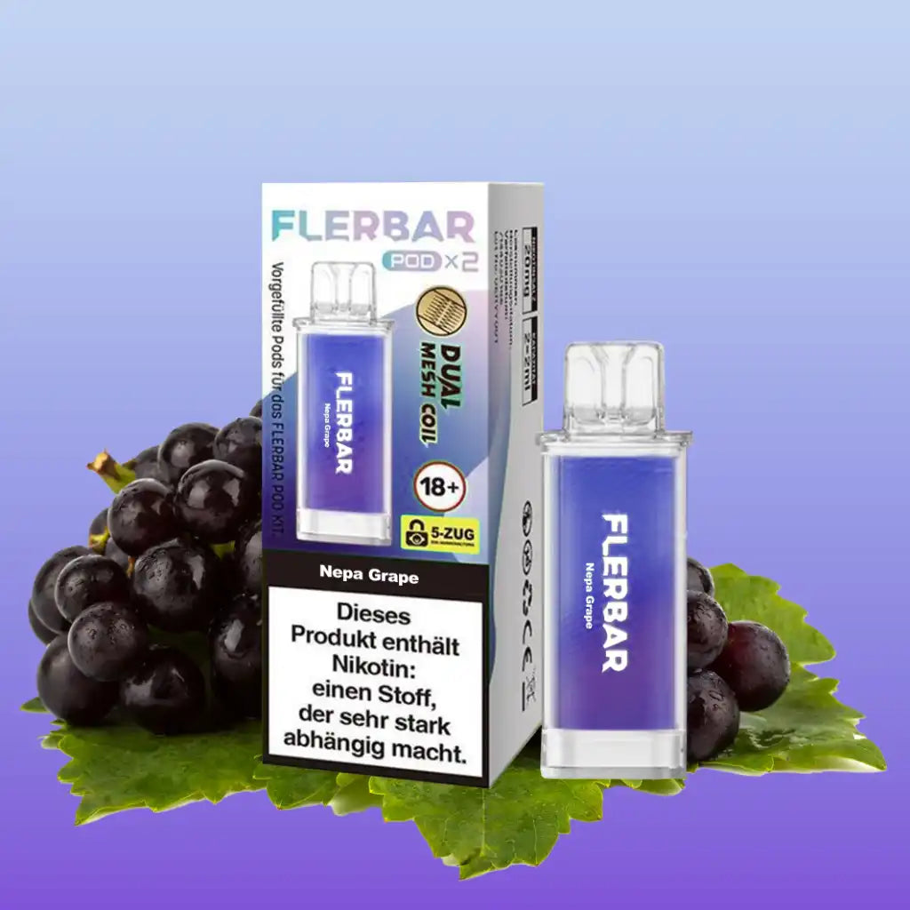 Flerbar Pod Nepa Grape 2x2ml Flerbar Pod Nepa Grape 2x2ml