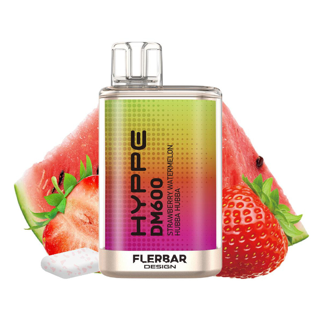 Flerbar DM600 Strawberry Watermelon Hubba Hubba
