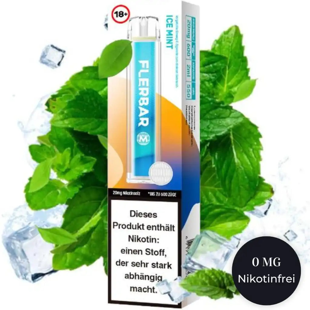 Flerbar M - Ice Mint Nikotinfrei Flerbar M - Ice Mint Nikotinfrei