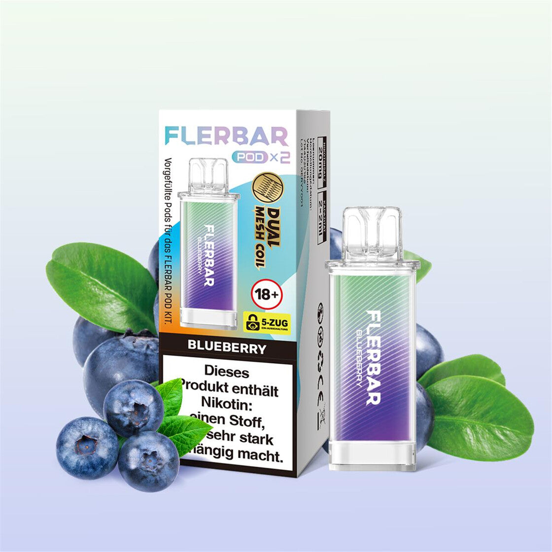 Flerbar Pod Blueberry 2x2ml Flerbar Pod Blueberry 2x2ml