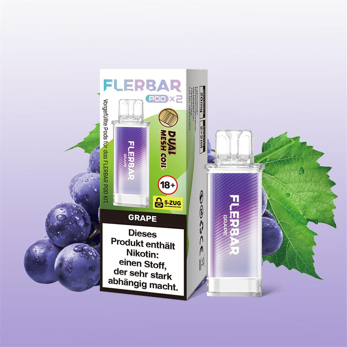 Flerbar Pod Grape 2x2ml Flerbar Pod Grape 2x2ml