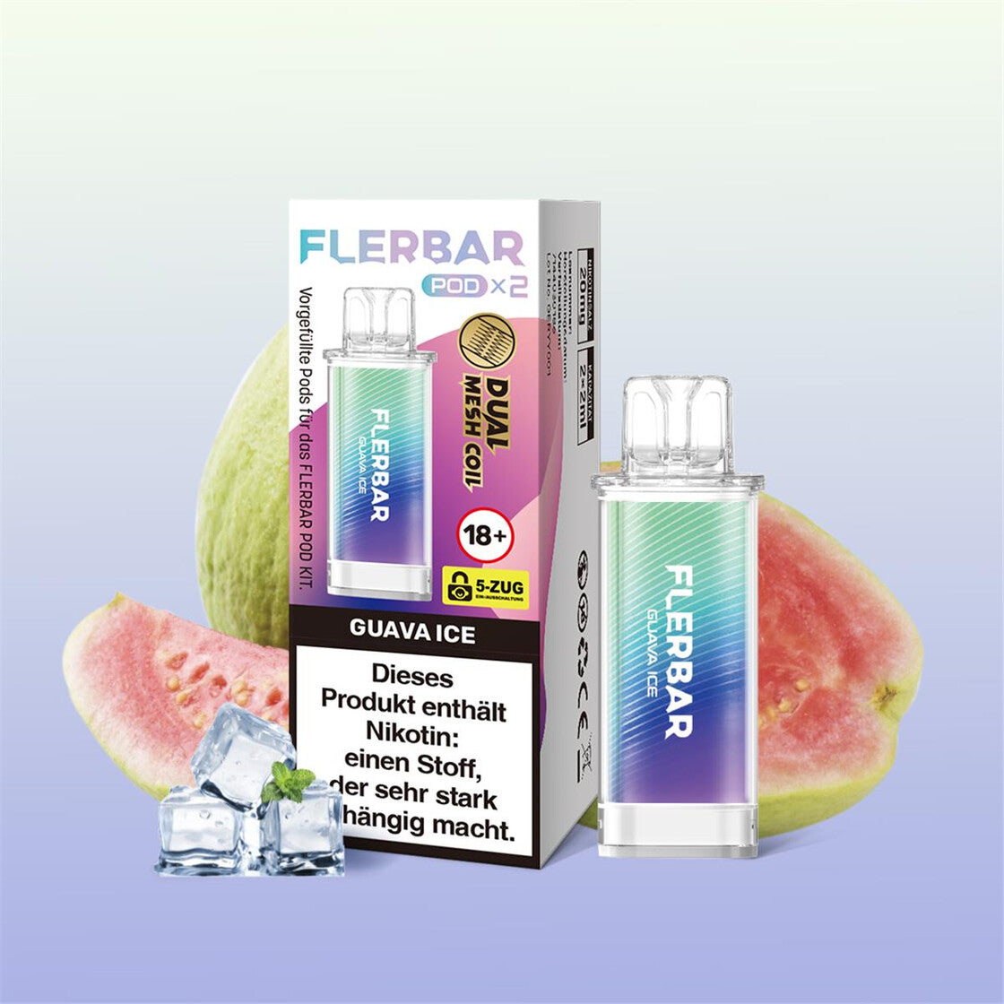 Flerbar Pod Guava Ice 2x2ml