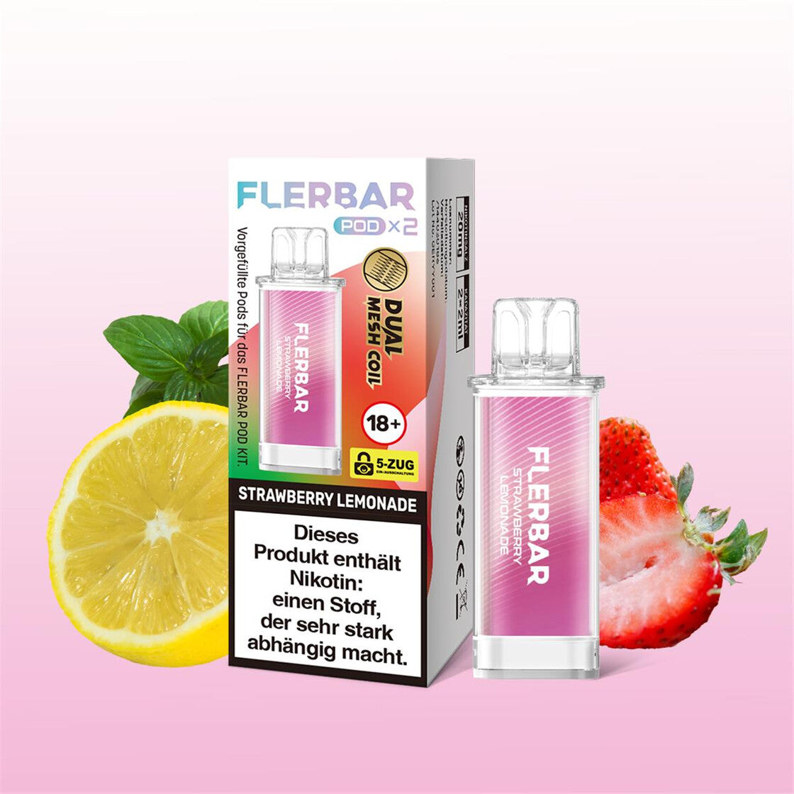 Flerbar Pod Strawberry Lemonade