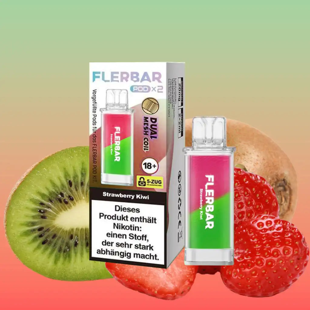 Flerbar Pod Strawberry Kiwi