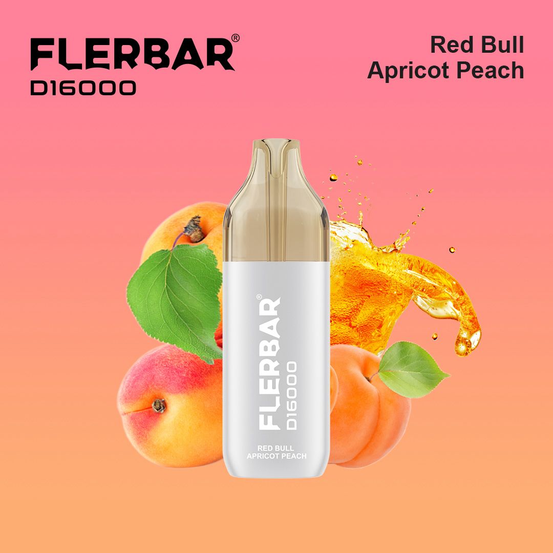 Flerbar D16000 Red Bull Apricot Peach